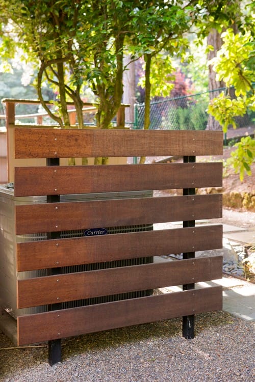 Simple One-Sided Contemporary Fence