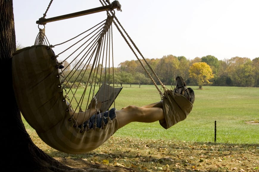 foot hammock for flying
