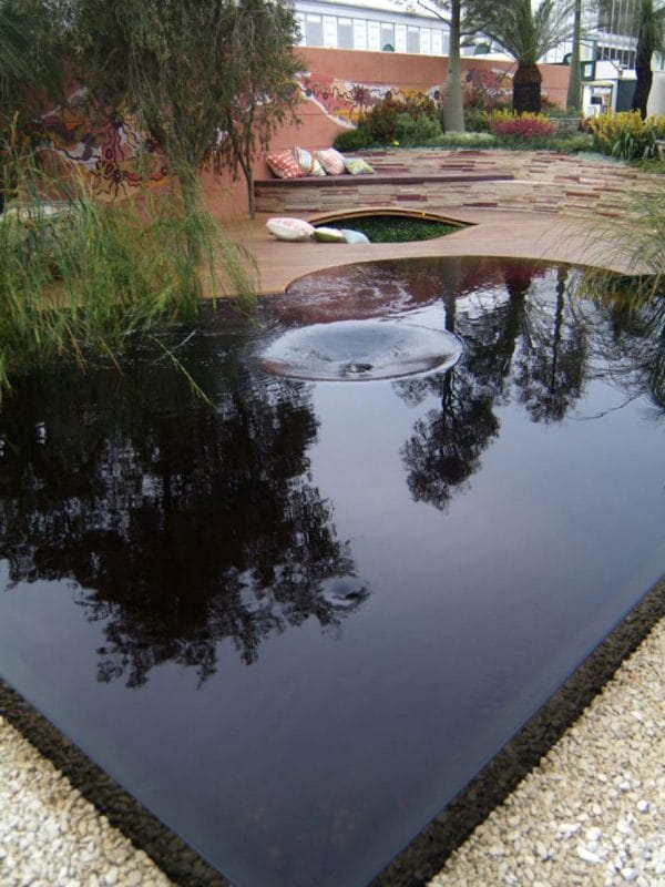 Tranquil Pond for a Wet Yard