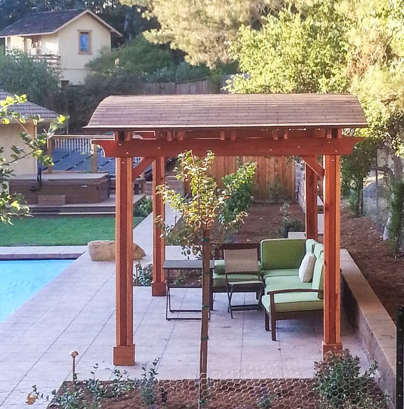 Simple Poolside Pavilion