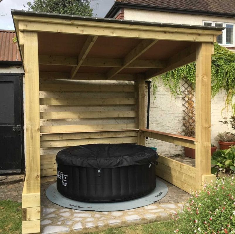 Minimalist Hot Tub Gazebo Ideas