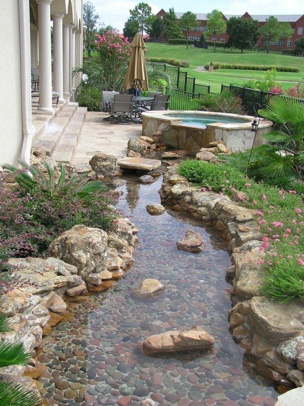 Calming Creek in the Backyard