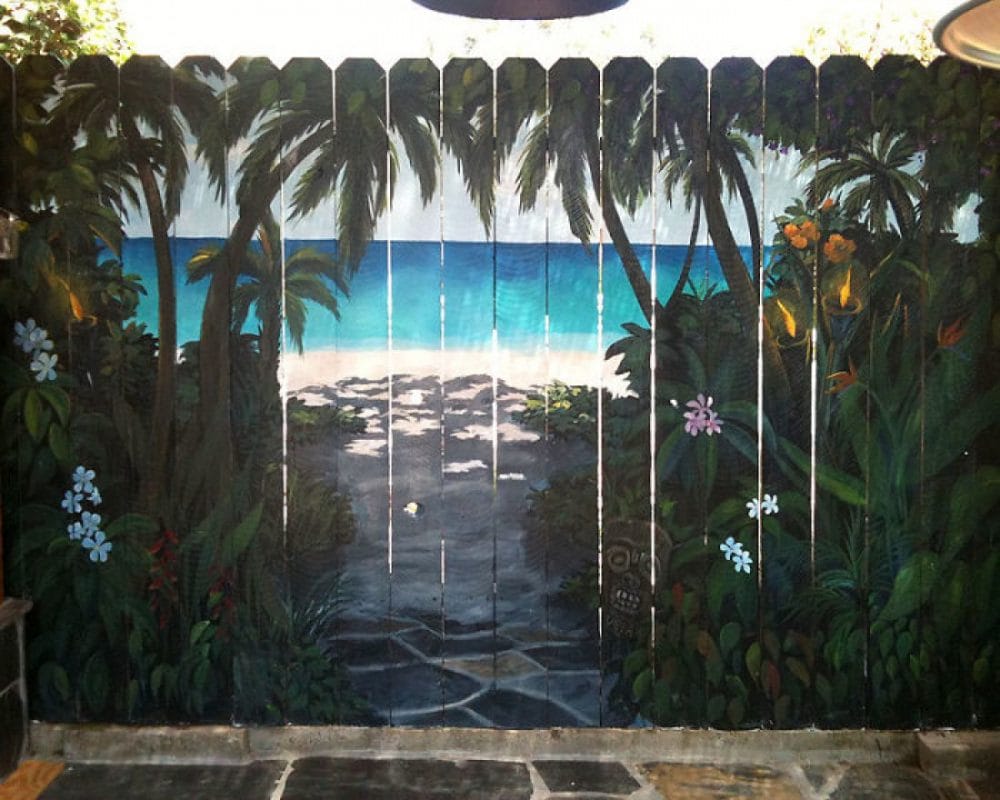 oasis for fence paint ideas