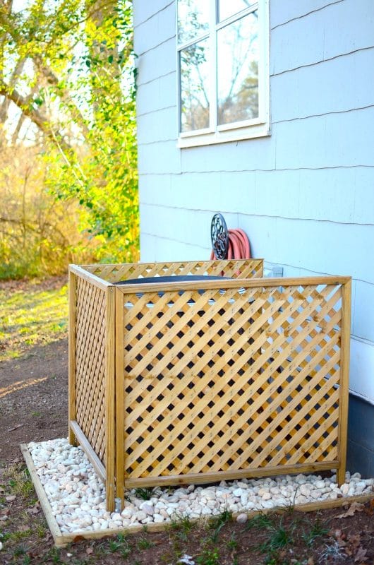 Lattice AC Unit Cover