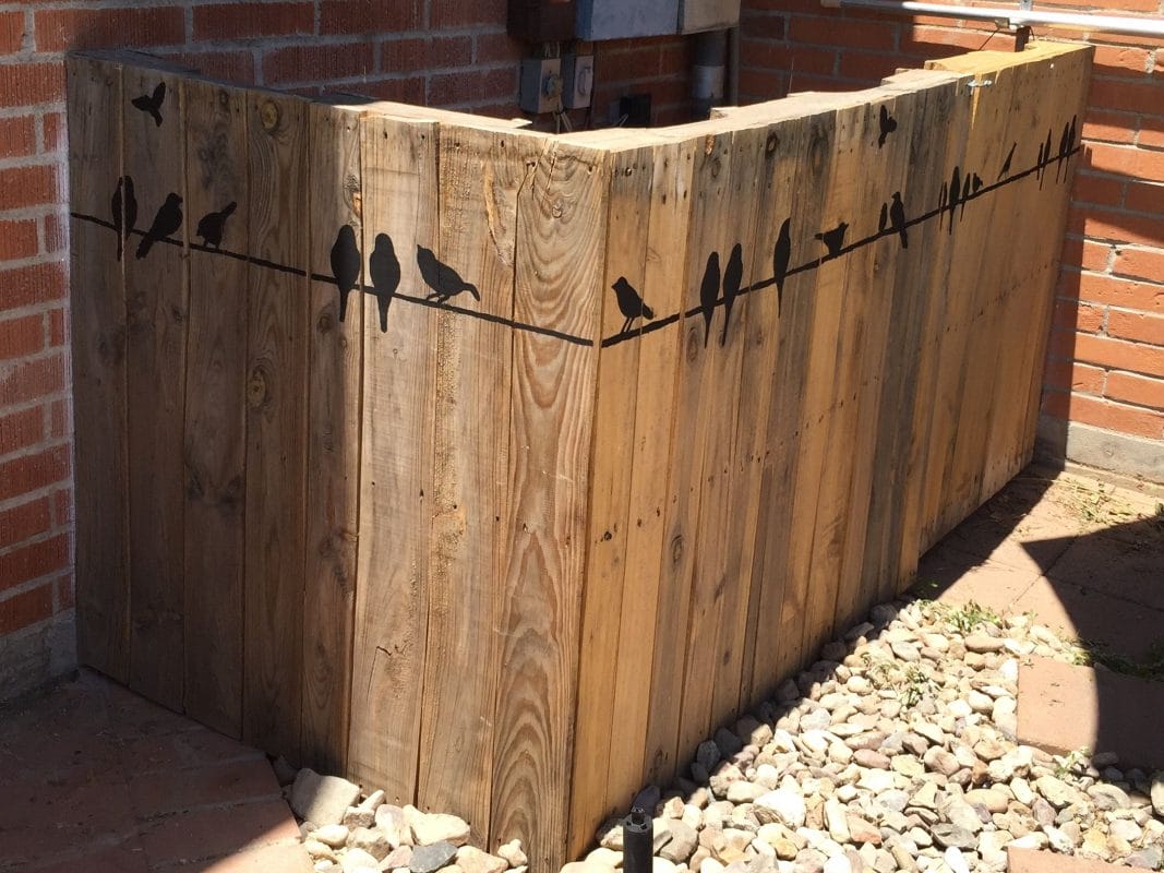 Silhouette Fence Painting Ideas