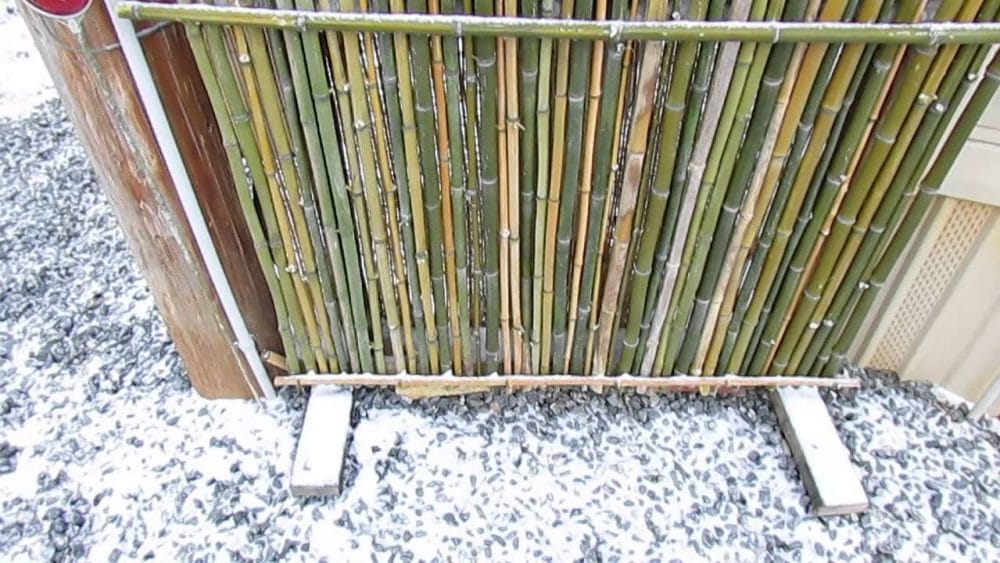 DIY Bamboo Temporary Fencing