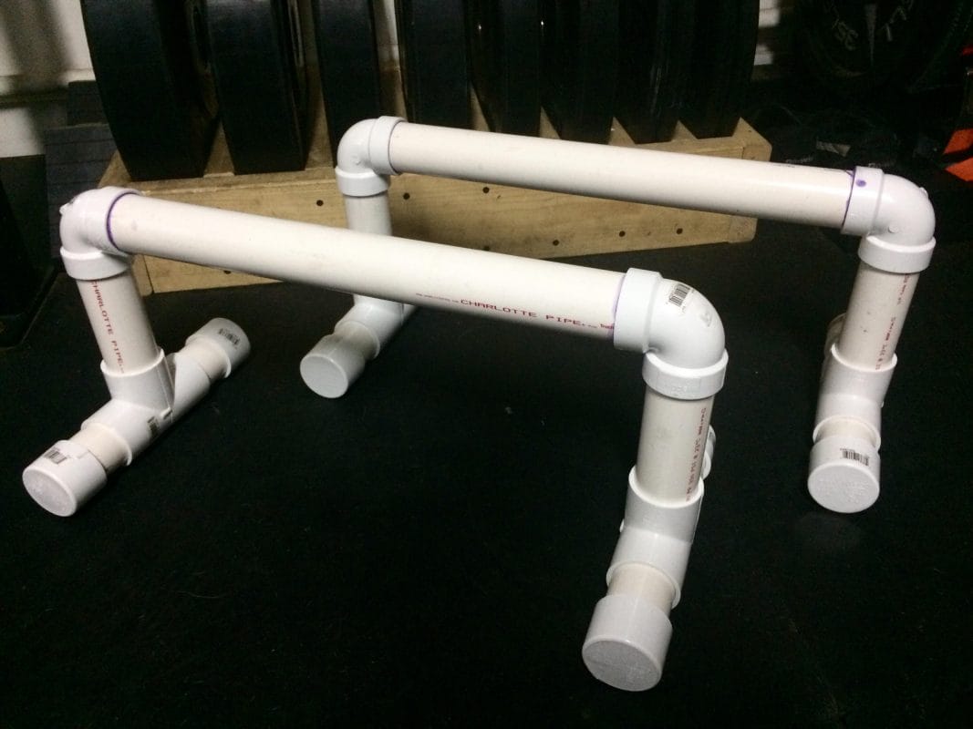 Homemade Parallettes