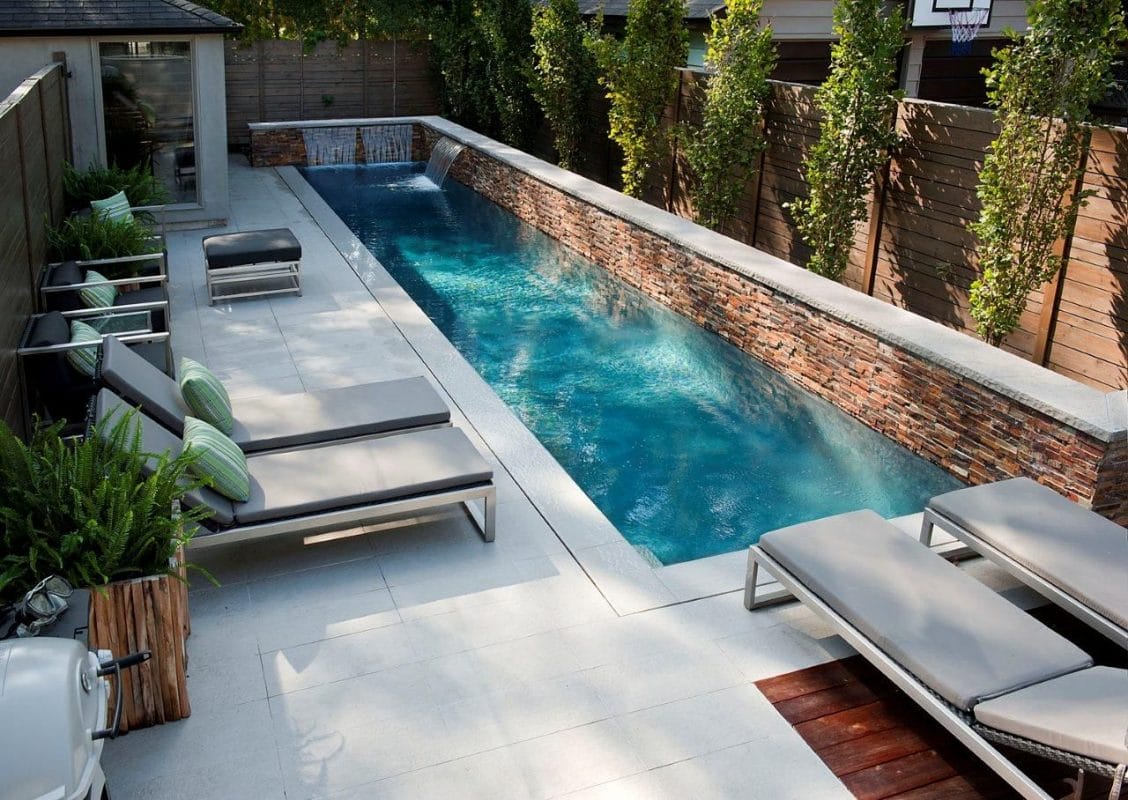 modern backyard water feature modern backyard water feature