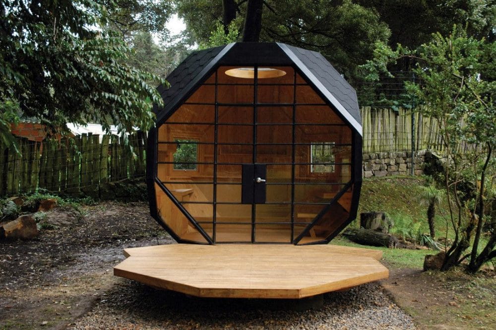 Polyhedron Backyard Office Idea
