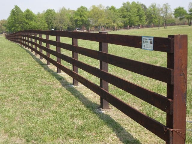 horse fence four rails idea
