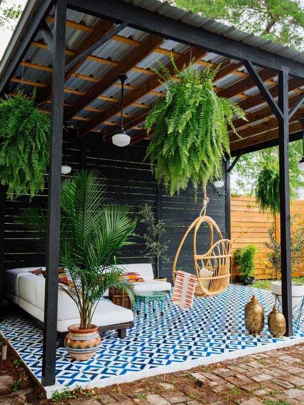 tropical living room for your backyard