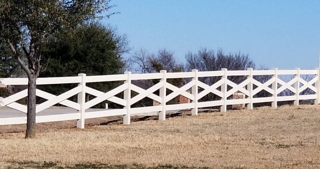 horse fence crossbuck