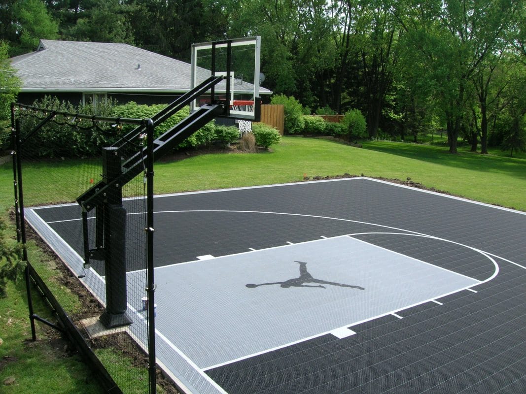 Backyard Basketball Court