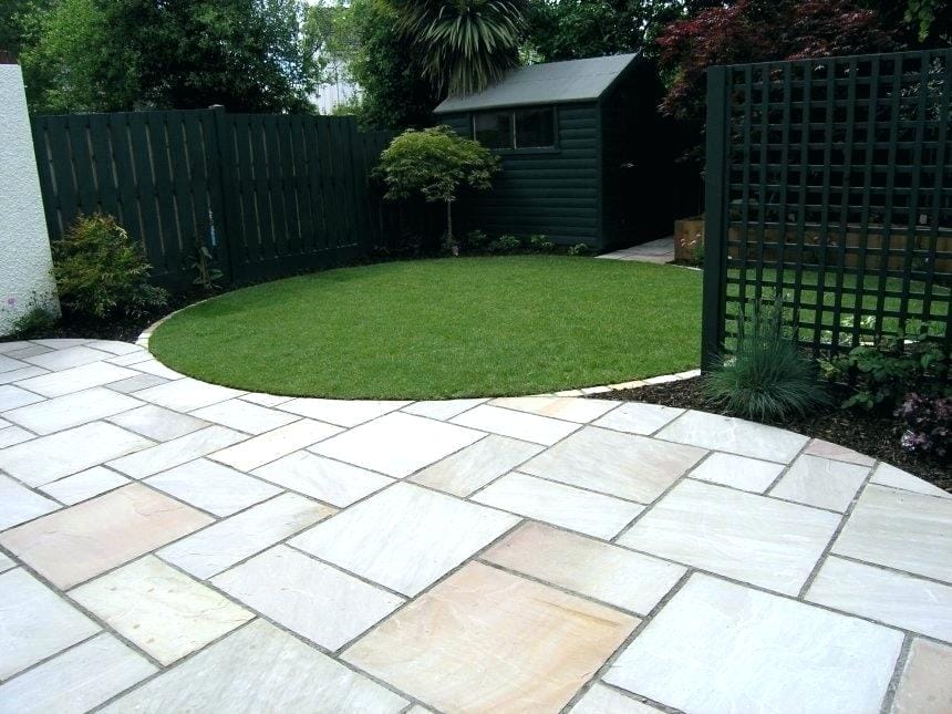 Simpel Backyard Tiles Ideas