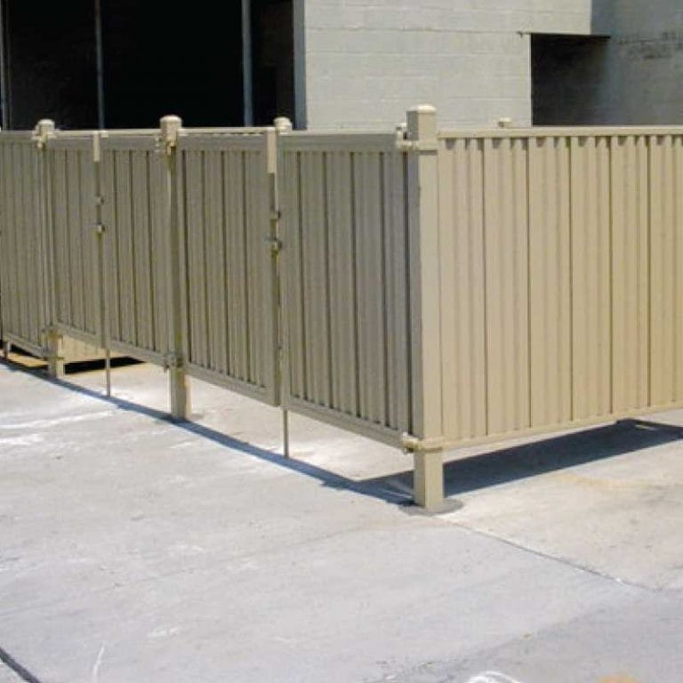 Corrugated Metal Fence Ideas
