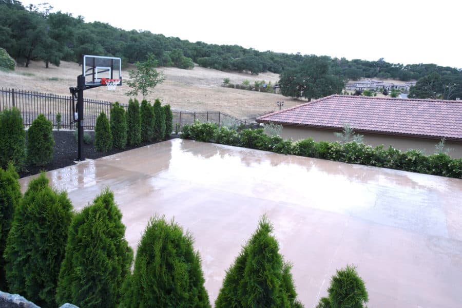 Large Basketball Court