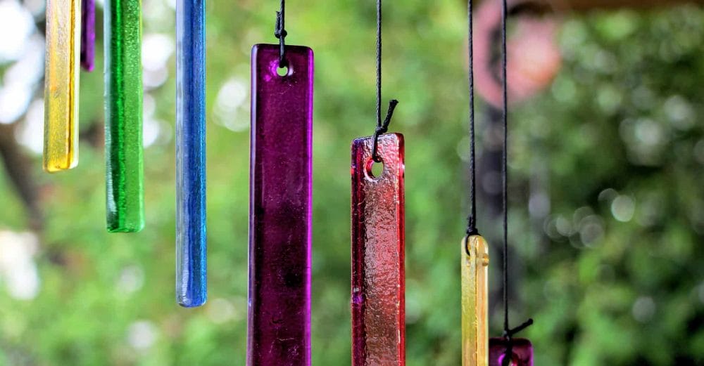 wind chime glass