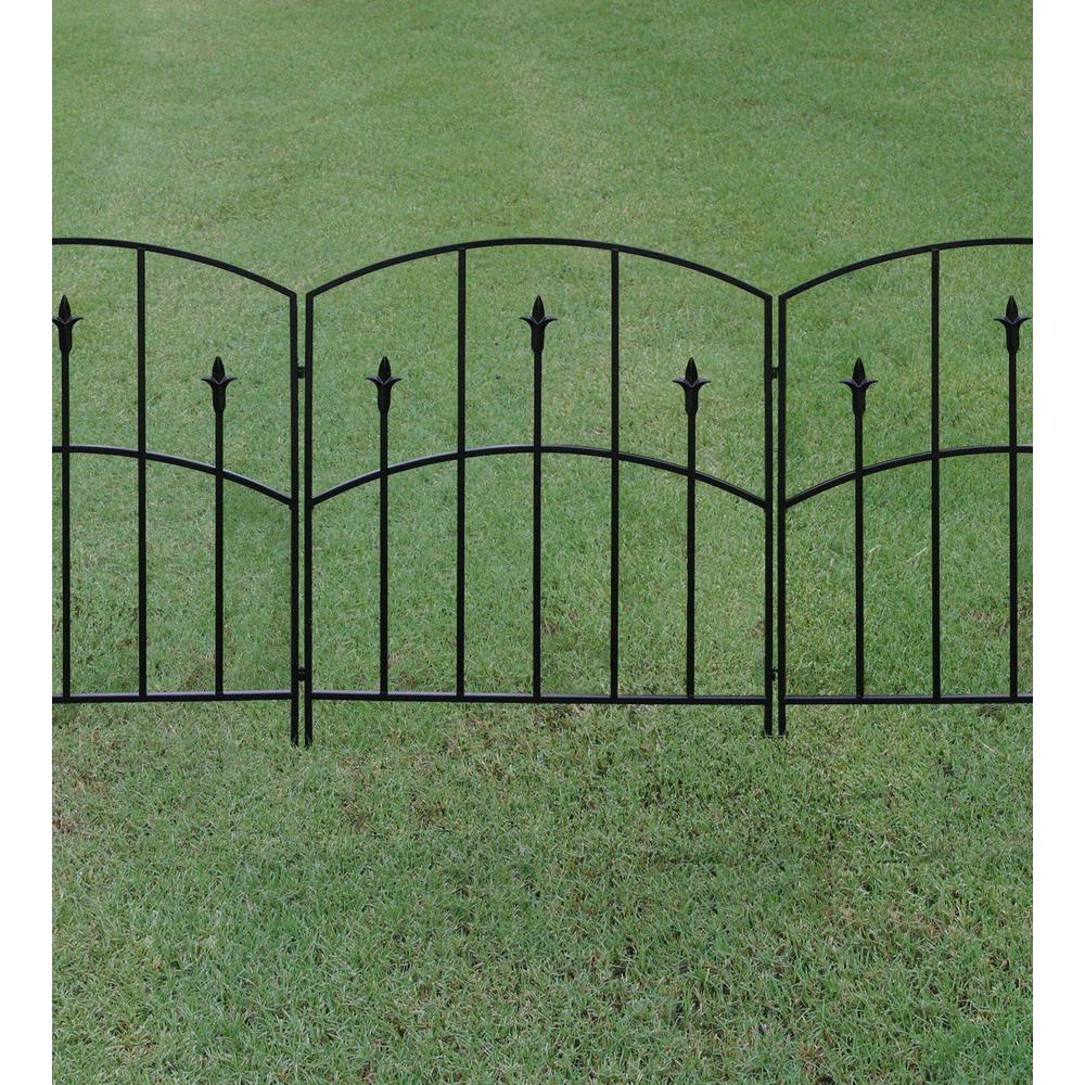 steel garden fence ideas